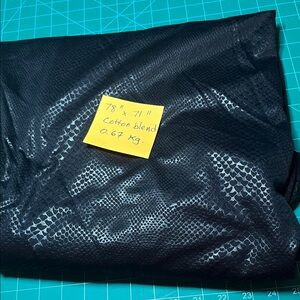 Black Textured Fabric